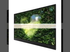 لوحة بيضاء تفاعلية عالية الوضوح شاشة لمسة لوحة بيضاء إلكترونية محمولة ومتنقلة لوحة مسطحة تفاعلية