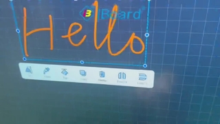 Smart Whiteboard with Select Function