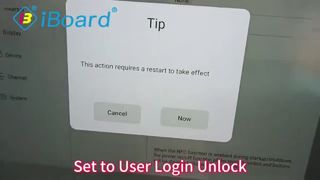 وظيفة NFC على لوحات الاجتماعات الذكية