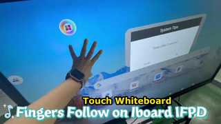 متابعة الأصابع على iBoard IFP