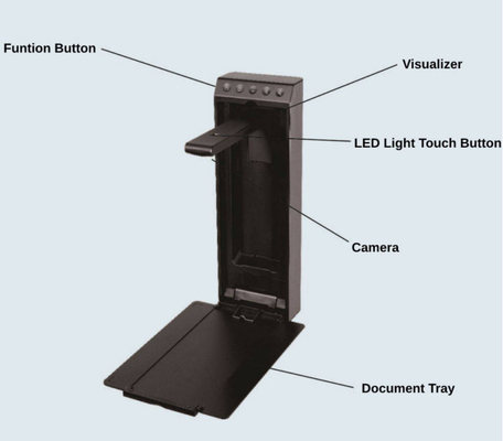 HD Document Visualizer Camera مقدم عرض الصوت المرئي لتدريس 8 ميجا بكسل