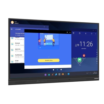 الأشعة تحت الحمراء التفاعلية السبورة Android 11 شاشة تعمل باللمس متعددة المهام