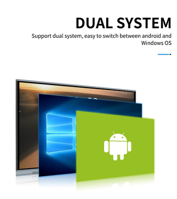 20 نقطة LCD رقمية ذكية تفاعلية للمؤتمرات ، الأشعة تحت الحمراء ، الحجم اختياري
