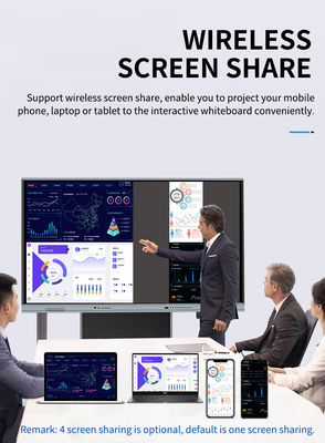 Android 11 Smart Board 86 Inch ، 16/32 / 64G لوحة تفاعلية للتعليم والأعمال