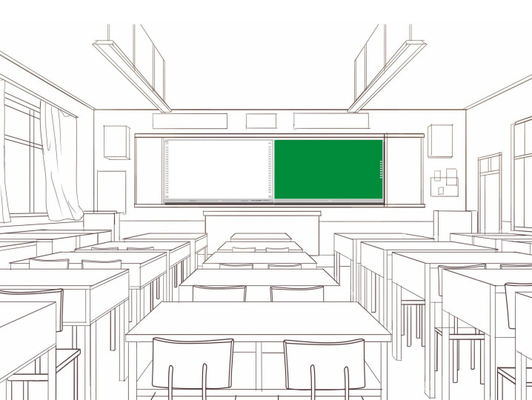 جامعة المدرسة التفاعلية الذكية السوداء ChalkBoard اللوحة البيضاء اللوحة الخضراء لوحة لمس العرض 75 86 98 بوصة لتعليم