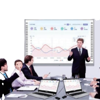 IBoard القوي اللوحة البيضاء التفاعلية رطوبة العمل 0٪ إلى 90٪ تصميم مظهر جميل