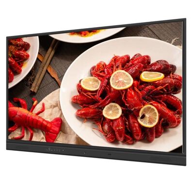 لوحة LCD الذكية أندرويد 13 55 65 75 86 98 بوصة 40 نقطة لمسة لوحة بيضاء شاشة تلفزيون شاشة شاشة USB TYPE-C شاشة للأطفال