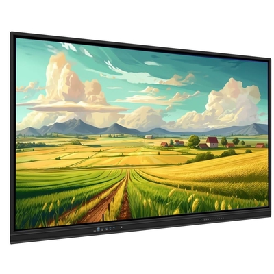 55 65 75 86 بوصة IR اللوحة البيضاء التفاعلية 4K لوحة لمس جهاز الكمبيوتر التلفزيون أندرويد أوبس العرض للاجتماع التعليمي