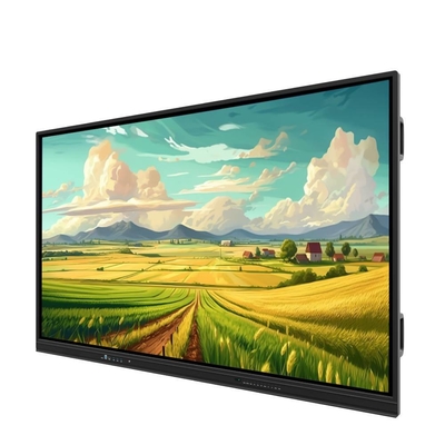 55 65 75 86 بوصة IR اللوحة البيضاء التفاعلية 4K لوحة لمس جهاز الكمبيوتر التلفزيون أندرويد أوبس العرض للاجتماع التعليمي