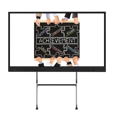 55 65 75 بوصة IR التفاعلية لوحة بيضاء إصبع متعددة اللمسات شاشة LCD الذكية تشغيل الإطار اللمس لمؤتمر التعليم