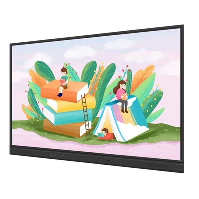 شاشة تعمل باللمس تفاعلية لوحة بيضاء 65 75 86 98 بوصة USB HDMI 20 نقطة أندرويد 13 8+128G PC OPS Display للمدارس
