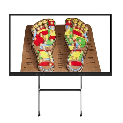 لوحة LED تفاعلية 65/75/86/105/110 بوصة إصبع إلكترونية متعددة الشاشة اللمسية Smart LCD Display غرفة اجتماعات