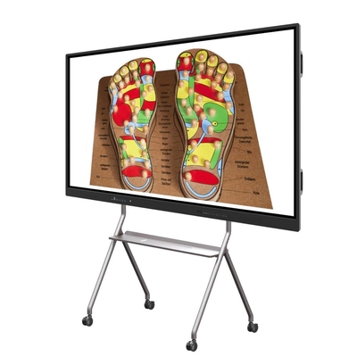 لوحة LED تفاعلية 65/75/86/105/110 بوصة إصبع إلكترونية متعددة الشاشة اللمسية Smart LCD Display غرفة اجتماعات
