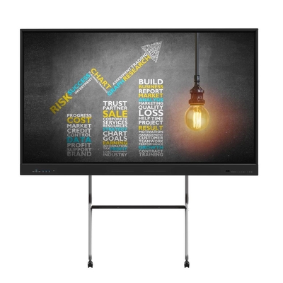 لوحة LED تفاعلية 65/75/86/105/110 بوصة إصبع إلكترونية متعددة الشاشة اللمسية Smart LCD Display غرفة اجتماعات