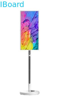 32 بوصة كيوسكة الشاشة اللمسية المحمولة مع عرض تفاعلي سعة 10 نقاط