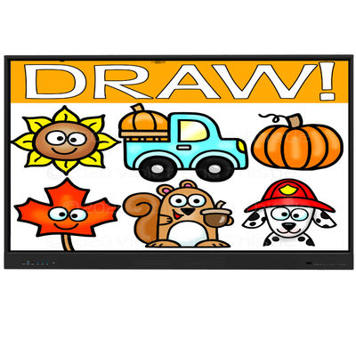 55/65/75/86/98 لوحة مسطحة تفاعلية بوصة لمؤتمرات الفيديو التجارية والتعليم