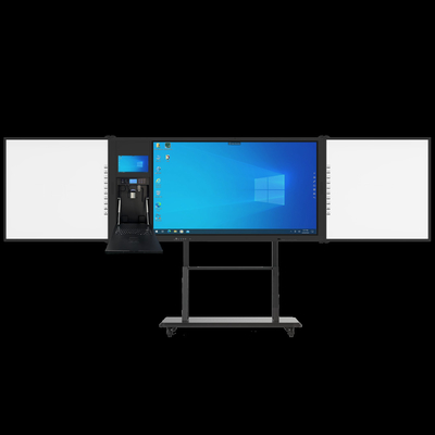 75"أندرويد Multi Finger Pen Touch 4K UHD LED Smart Blackboard جوجل كمبيوتر كمبيوتر الكمبيوتر الكاميرا الميكروفون المسجل مع موقف متحرك