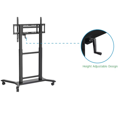 55" 86" منصة اللوحة البيضاء التفاعلية 200KGS مع VESA القياسية سهلة الاستخدام والتركيب