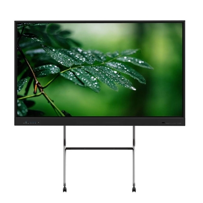 لوحة LCD ذكية 65 بوصة 20 نقطة أندرويد 14 USB Wifi Sensor Smart TV كمبيوتر للمعلمين