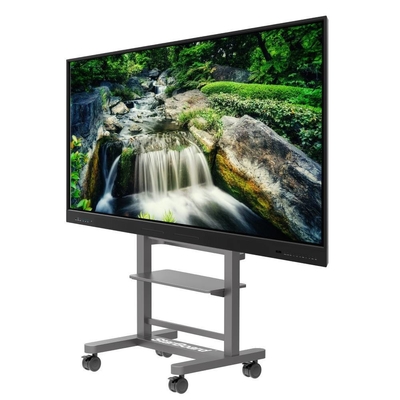 لوحة LCD ذكية 65 بوصة 20 نقطة أندرويد 14 USB Wifi Sensor Smart TV كمبيوتر للمعلمين