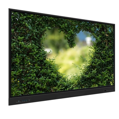 لوحة LCD ذكية 65 بوصة 20 نقطة أندرويد 14 USB Wifi Sensor Smart TV كمبيوتر للمعلمين