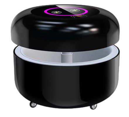 الثلاجة المتنقلة الذكية X1 المحمولة مع عجلات عالمية الهيدروليكية رفع غطاء 130L الثلاجة الشحن اللاسلكي