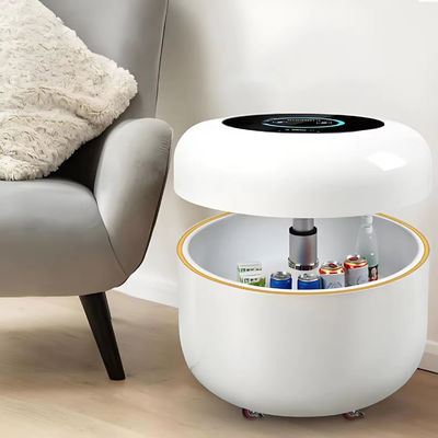 الثلاجة المتنقلة الذكية X1 المحمولة مع عجلات عالمية الهيدروليكية رفع غطاء 130L الثلاجة الشحن اللاسلكي