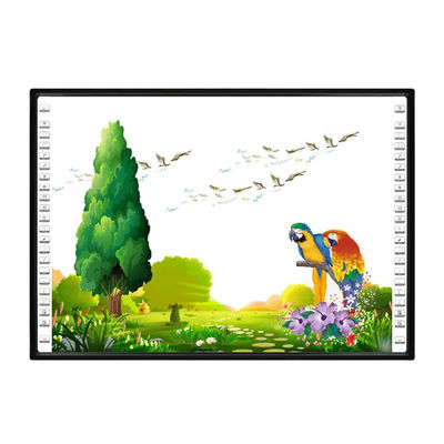 اللوحة البيضاء التفاعلية تحت شعاعي الأشعة تحت البنفسج 102 بوصة مع سطح السيراميك / النانو للصف