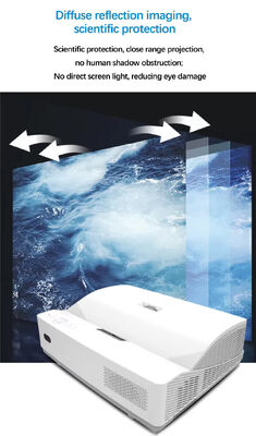 برنامج iBoard الرخيص لبرنامج DLP الليزر المحمول 4K Whiteboard Ultra Short Throw Projector للصفوف المدرسية