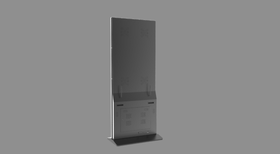 داخلي 43 بوصة أرضية قائمة تصميم مخصص سوبر ماركت LCD الإعلان العرض موقف كيوسك الإشارات الرقمية
