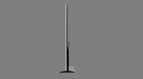 داخلي 43 بوصة أرضية قائمة تصميم مخصص سوبر ماركت LCD الإعلان العرض موقف كيوسك الإشارات الرقمية