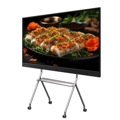 لوح أبيض تفاعلي لوحة مسطحة لمسة ذكية شاشات تلفزيون 4K شاشة Ultra HD مع الكمبيوتر الكل في واحد للأعمال والتدريس