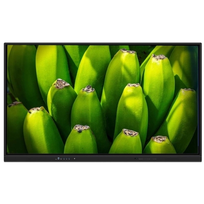 لوحة LCD الذكية 75 86 بوصة USB HDMI TYPE-C WIFI BT مكبرات الصوت المدمجة لجهاز الكمبيوتر الإلكتروني Android PC Media Player للقاعة المسرحية للمحاضرات
