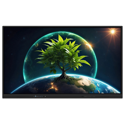 لوحة LCD الذكية 86 بوصة أندرويد 14 مع 8+128G 40 نقطة لمسة الواي فاي bt hdmi برمجيات معايرة للأعمال المكتبية المدرسية