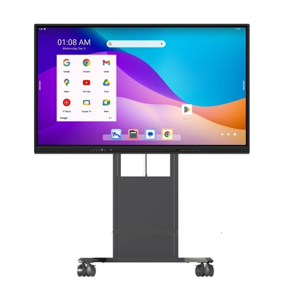 500cd / m2 الوضوح لوحة LCD الذكية مع نظام التشغيل أندرويد 14 أو رمادي أسود لون الإطار
