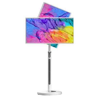 تلفزيون ذكي محمول بشاشة IPS مقاس 32 بوصة وبطارية قابلة لإعادة الشحن