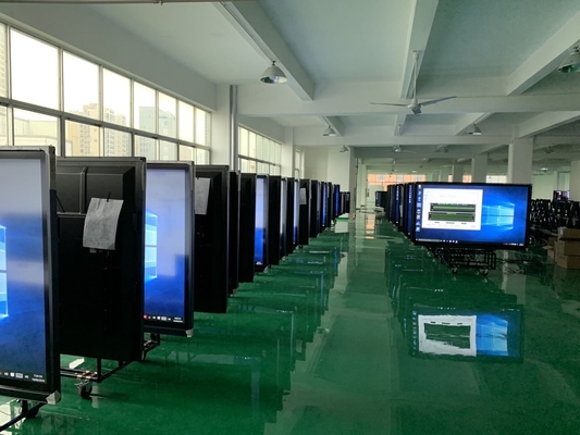 نظام تشغيل أندرويد لوحة مسطحة تفاعلية مع شاشة لمسة وموانئ HDMI