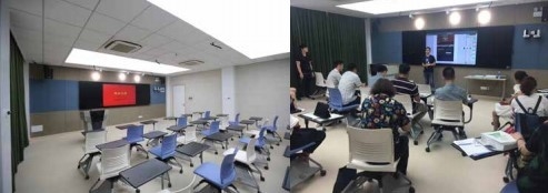 4K الدقة و AC إمدادات الطاقة التفاعلية شاشة شاشة مسطحة للمحاضرات