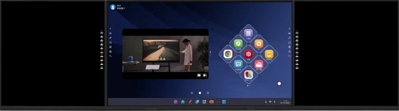 iBoard معدات تعليمية مدرسية متعددة الوظائف قابلة للتسجيل الذكية الترابط الرقمي لوحة LCD الكتابة