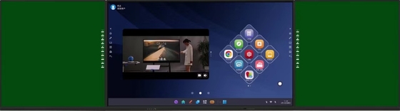 iBoard معدات تعليمية مدرسية متعددة الوظائف قابلة للتسجيل الذكية الترابط الرقمي لوحة LCD الكتابة