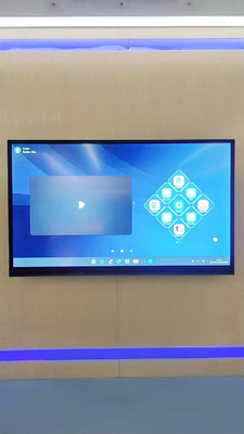 110 بوصة IBoard اللوحة البيضاء التفاعلية الشاشة اللمسية التلفزيون اللوحة البيضاء التفاعلية مع كاميرا 48 ميجابليكسل، 4K UHD شاشة اللمس، 8ms وقت الاستجابة، نظام التشغيل أندرويد، نظام بيئي تطبيق مفتوح للمؤتمر المدرسي