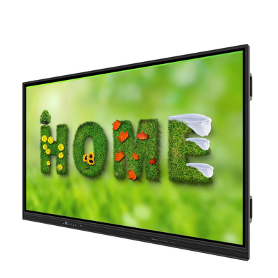 لوحة ذات شاشة تعمل باللمس تفاعلية 65 75 86 98 بوصة جهاز كمبيوتر أندرويد USB TYPE-C HDMI OUT لوحة ذكية لمدرسة لقاء فيديو تعليمية
