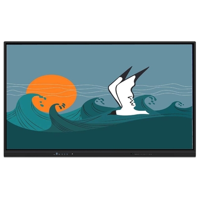 طريقة اللمس قلم الأصابع لوحة ذكية مع مكبرات الصوت المدمجة لوحة ذكية LCD 65 75 86 98 بوصة البرنامج التعليمي مسجل الشاشة لقطة الشاشة مشاركة لاسلكية للتدريب مكتب الفصول الدراسية