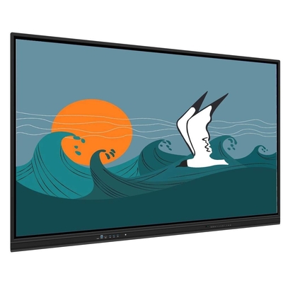 طريقة اللمس قلم الأصابع لوحة ذكية مع مكبرات الصوت المدمجة لوحة ذكية LCD 65 75 86 98 بوصة البرنامج التعليمي مسجل الشاشة لقطة الشاشة مشاركة لاسلكية للتدريب مكتب الفصول الدراسية