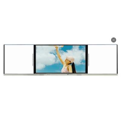 iBoard المعدات التعليمية 75 86 بوصة شاشة لمسة رقمية أفضل لوحة ذكية LCD متصلة ببعضها