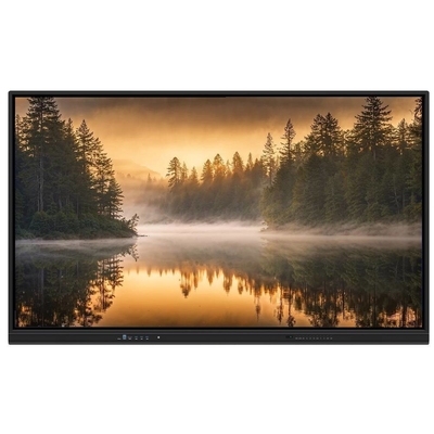 4K 65 75 86 98 110 بوصة لوحة مضادة للوهج معتدلة تفاعلية Smart Whiteboard IR Monitor Super Slim Frame شاشة كمبيوتر لحدث التدريب على اجتماعات المدارس