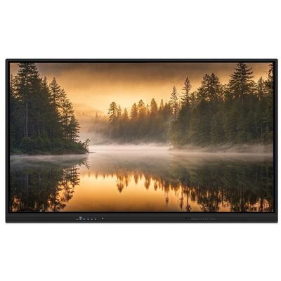 4K 65 75 86 98 110 بوصة لوحة مضادة للوهج معتدلة تفاعلية Smart Whiteboard IR Monitor Super Slim Frame شاشة كمبيوتر لحدث التدريب على اجتماعات المدارس