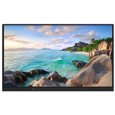 4K الدقة التفاعلية لوحة مسطحة 350 سطوع سطوع عالي و 15W * 2 مكبرات الصوت أندرويد 13 اللوحة البيضاء التفاعلية للتعليم المدرسي والاجتماع