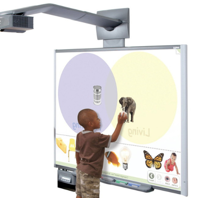 سمة 5 تكنولوجيا الأشعة تحت الحمراء لمساحة عرض كبيرة ودعم التعاون في الفصول الدراسية في Iboard Interactive Whiteboard