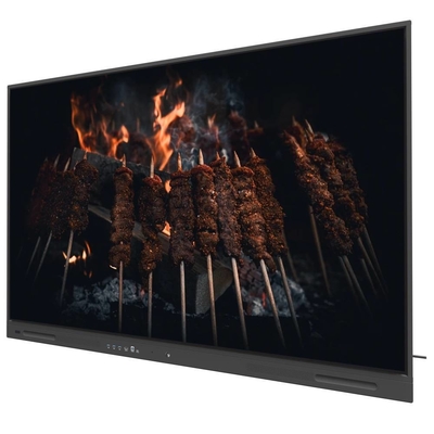 لوحة LCD ذكية 65 75 86 بوصة ترقية عبر الإنترنت 4K شاشة لمس مع أدوات التدريس البرمجيات لفرق الزوم اجتماعات استخدام التدريس